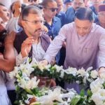 पूर्व कैबिनेट मंत्री स्व. हीरा सिंह बिष्ट को मुख्यमंत्री धामी ने दी श्रद्धांजलि। Uttarakhand 24×7 Live news
